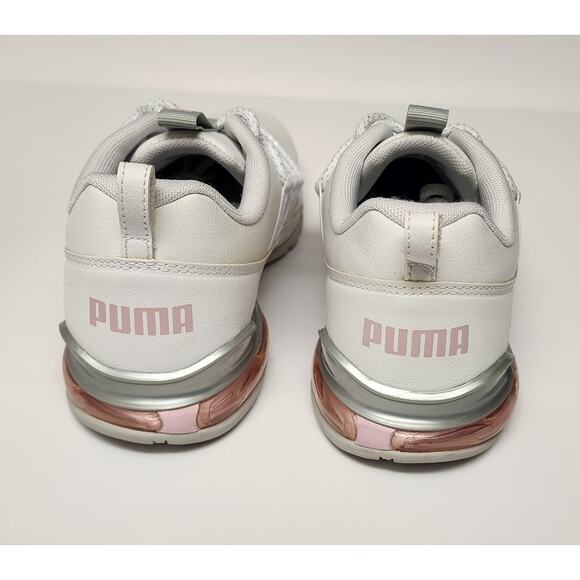 PUMA Womens Riaze Prowl Sl Speckle Lace Up Running Sneakers Shoes White/Pink  7 - Picture 7 of 9